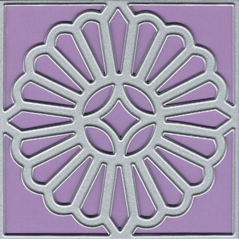 DIE- Crescent Mandala Die Plate