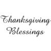 C 68 Thanksgiving Blessings