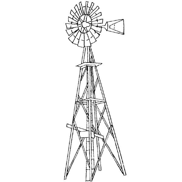 D 833 Farm Windmill