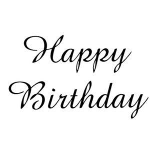 E 573 Medium Happy Birthday