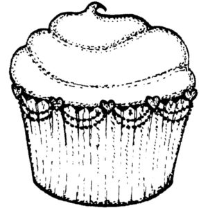 E 1024 Plain Cupcake