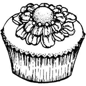 E 1025 Zinnia Cupcake