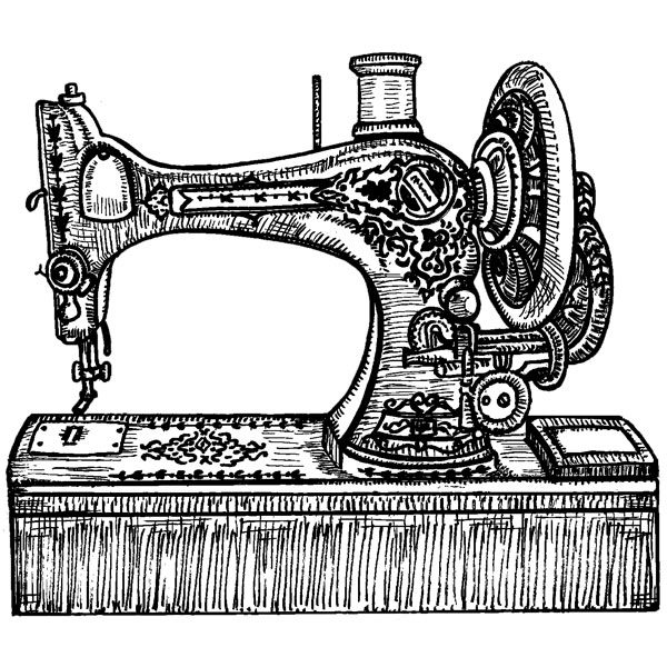 F 2378 Antique Sewing Machine