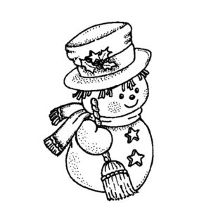 G 2222 Snowman with Top Hat