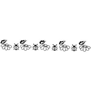 J 457 Daisy & Bugs Border