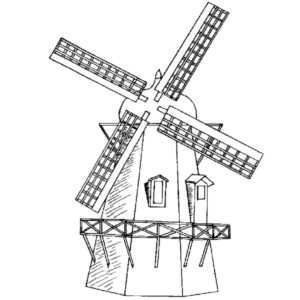 K 838 Dutch Windmill