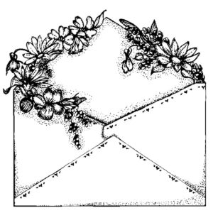 N 981 Flower Envelope