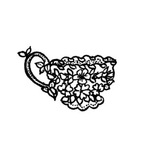 B 979 Small Leaf Teacup