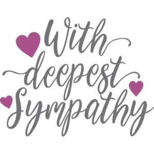 F 2650 Deepest Sympathy colored
