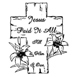 paid in full stamp jesus