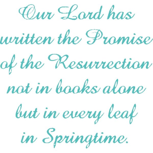 F 771 Promise of Resurrection