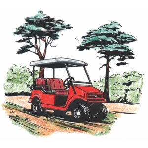 K 2776 Golf Cart Scene