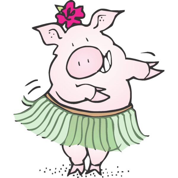 879DRS Hula Pig