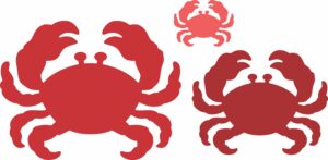 DIE SET 7281 3 Crabs Set $12.90