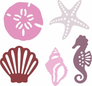 DIE SET 7286 (5 Sea Treasures)