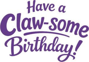 J 2907 Claw-some Birthday