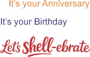 J 2909 Shellebrate (3 Stamp Set)