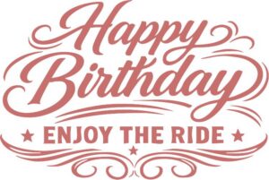 J 2916 Fancy Birthday Ride
