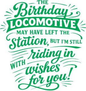 J 2921 Birthday Locomotive